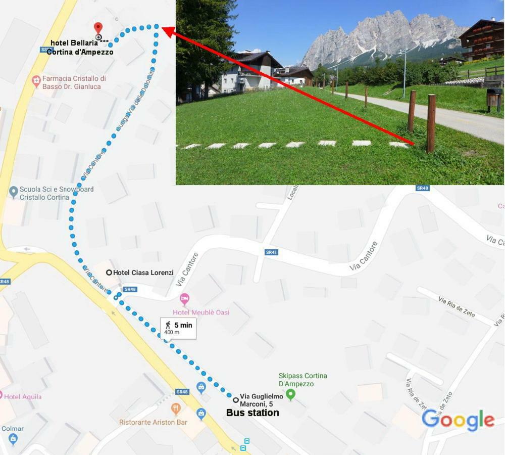 Hotel Bellaria - Cortina D'Ampezzo Luaran gambar